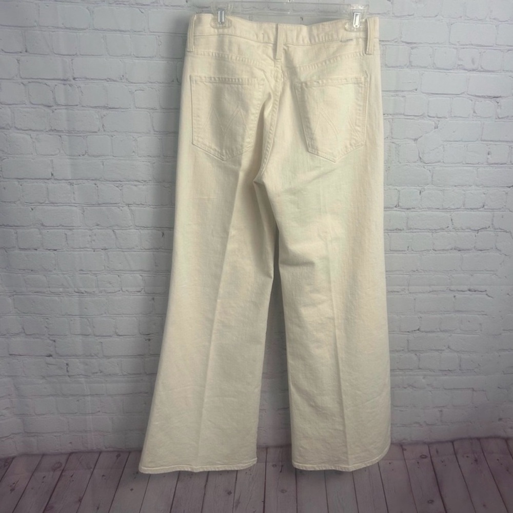 MOTHER Superior,  The Size Zip Roller Skimp Wide Leg denim size 28, high rise